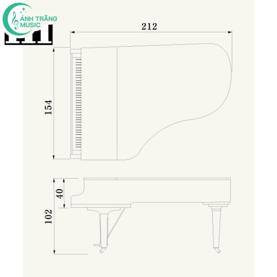 Đàn Yamaha Grand New Piano CX6
